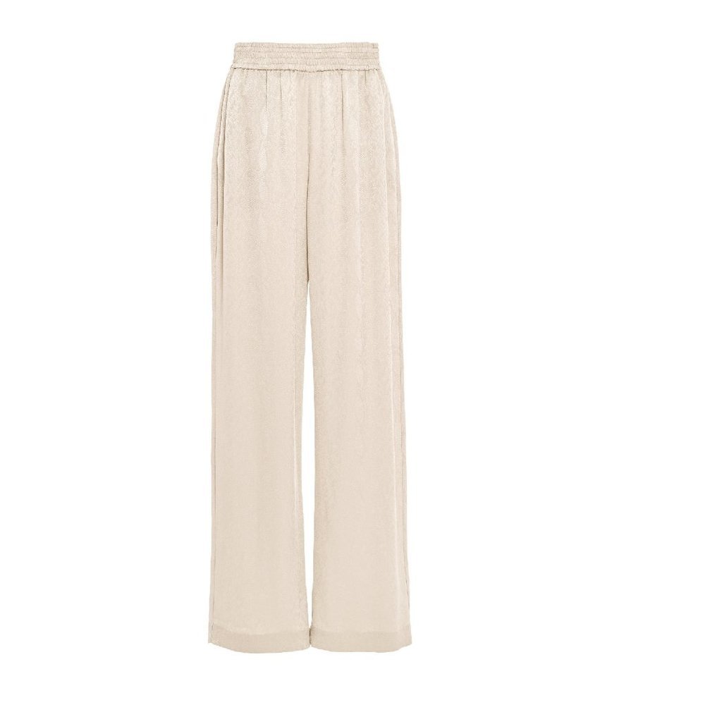 SALLY LAPOINTE Snake-effect Crepe De Chine Straigh